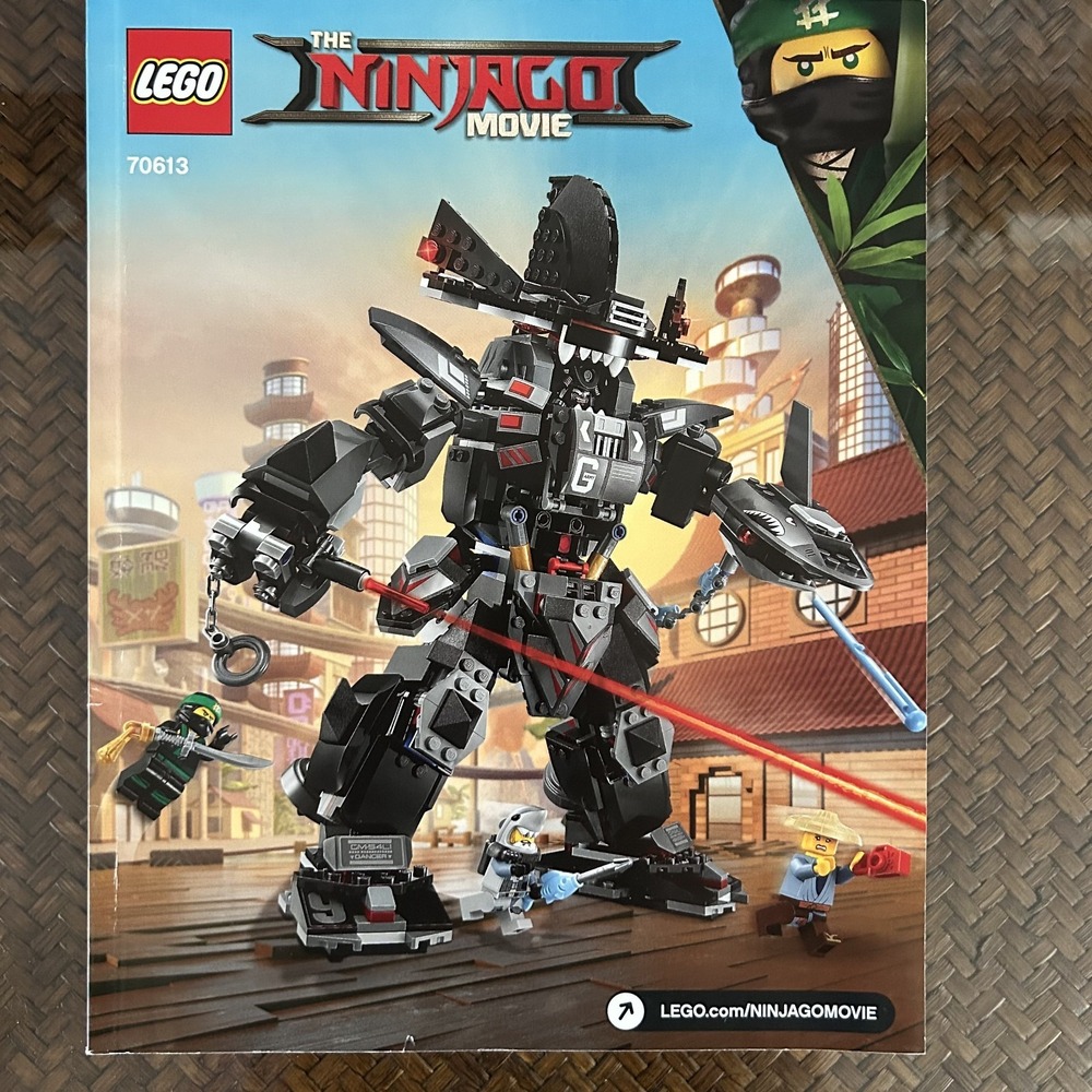 LEGO Ninjago Movie Garma Mecha Man only and Manual  (70613) Released 2017